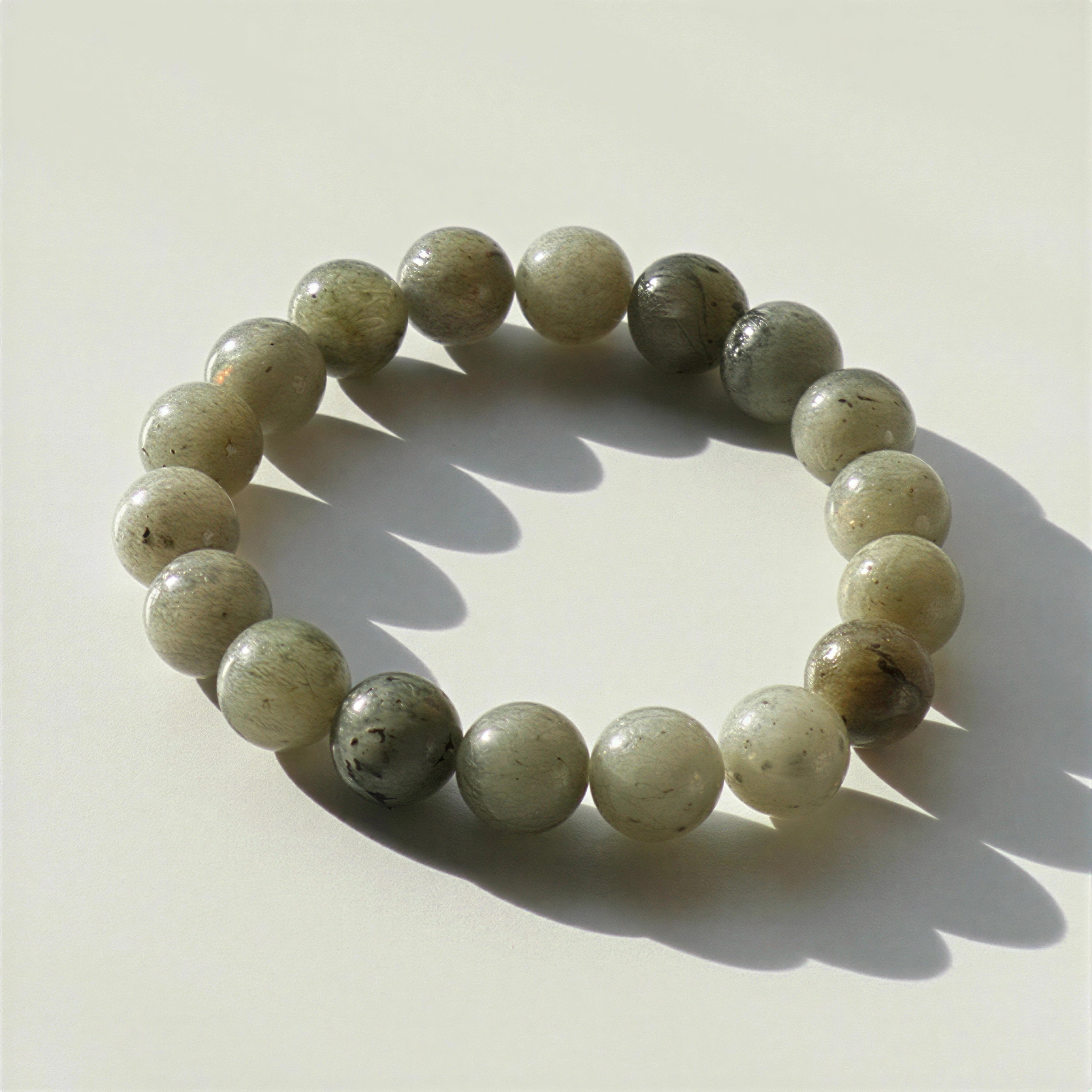 Браслет «Трансформация энерготела» из лабрадора (10 мм, 18 см)